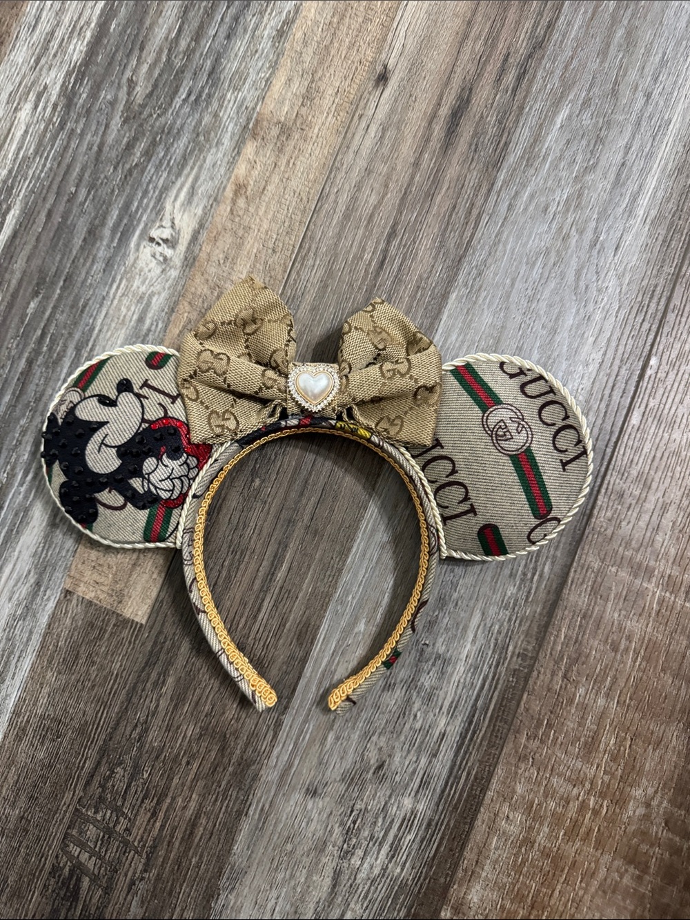 One of a kind Gucci Mickey Mouse ears